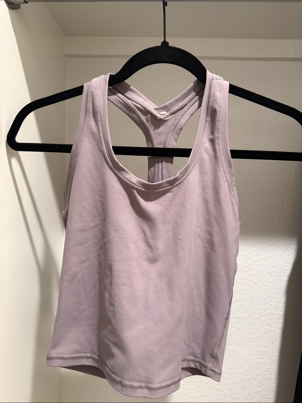 Light Lavender Racerback Tank Top - Women